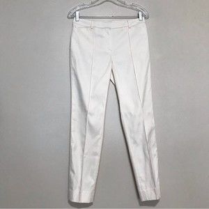 Brooks Brothers White Dress Pants Ankle Length Front Pockets